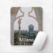 Milan Skyline Panorama Mousepad Muismat (Met muis)