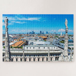 Milan skyline puzzle legpuzzel