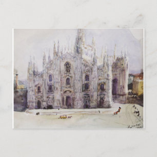 Milanese kathedraal door Vasily Surikov Briefkaart