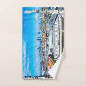 Milanese skyline bad handdoek (Handdoek)