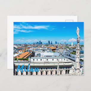 Milanese skyline briefkaart