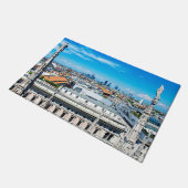 Milanese skyline deurmat (Schuin)