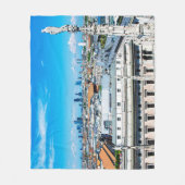Milanese skyline fleece deken (Voorkant)