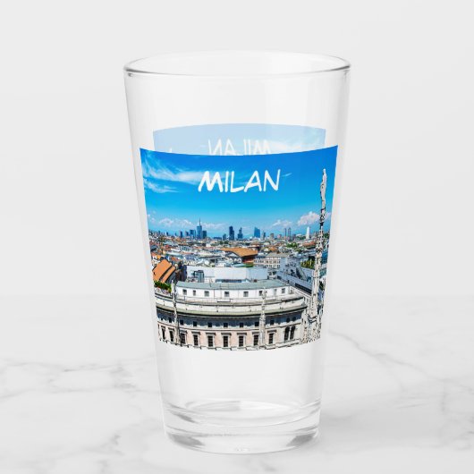 Milanese skyline glas (Voorkant)