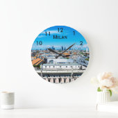 Milanese skyline in Italië Grote Klok (Huis)