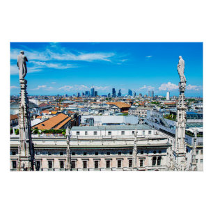 Milanese skyline perfect poster