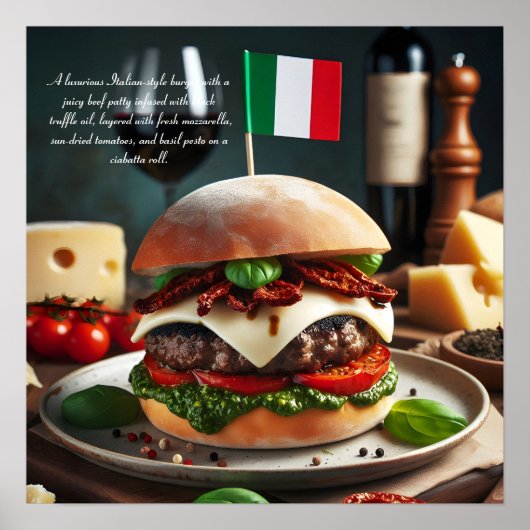 Milanese snack: Truffelschat Poster (Voorkant)