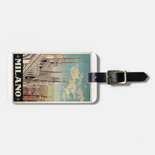 Milano Bagagelabel (Voorkant horizontaal)