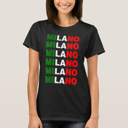 Milano Italië T-shirt (Voorkant)