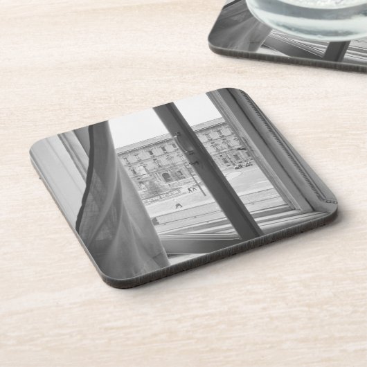 Milano Italië, Uitzicht van La Scala Opera Window Drankjes Onderzetter (Linkerzijde)