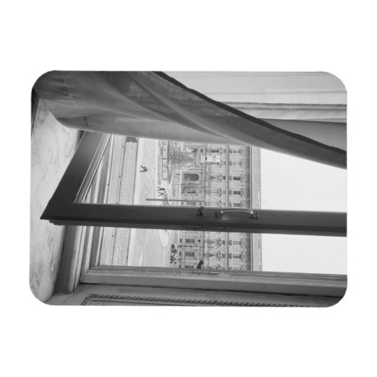 Milano Italië, Uitzicht van La Scala Opera Window Magneet (Horizontaal)