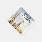 Milano Italië Vintage Servet (Hoek)