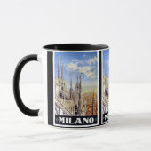 Milano Italy Vintage Travel Mok (Links)