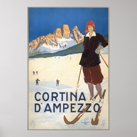 Milano  Italy Vintage Travel Poster (Devant)