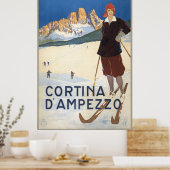 Milano  Italy Vintage Travel Poster (Cuisine)