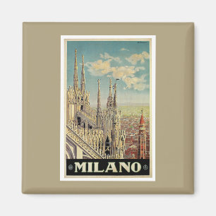 Milano Milan Italie Magnet Vintage voyage