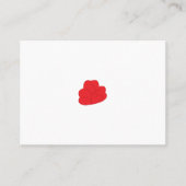 Milano Rood, Roos Madder hart Design Plaatskaartje (Voorkant)