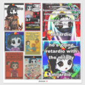 Milardio sticker pack (Feuille)