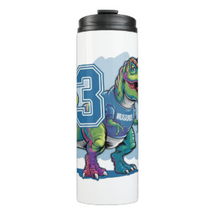 Milasaurus de T-Rex Sticker Thermosbeker