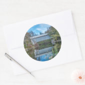 Milby Covered Bridge Ronde Sticker (Envelop)