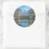 Milby Covered Bridge Ronde Sticker (Tas)