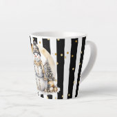 Milchtasse Klein Snowman and Stripes Var06 Latte Mok (Rechterhoek)