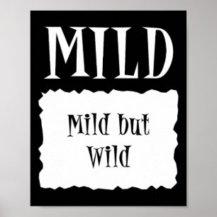 Mild - Hot Packet Halloween Taco Kostuum Poster