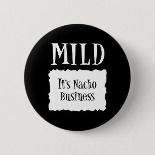 Mild - Hot Packet Halloween Taco Kostuum Ronde Button 5,7 Cm