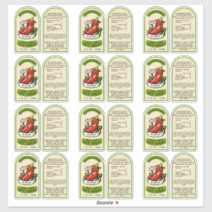 Milde hot sauce labels