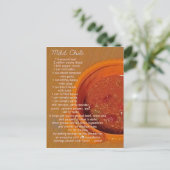 milde kinderrecept briefkaart (Staand voorkant)