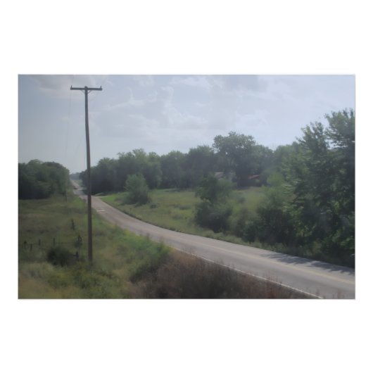 Milde Landweg Foto Afdruk (Voorkant)