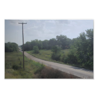 Milde Landweg Foto Afdruk