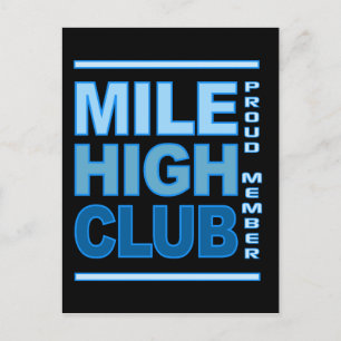 Mile High Club briefkaart