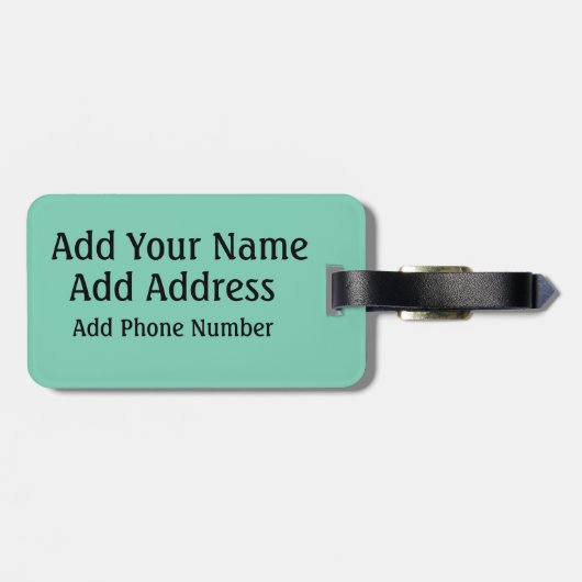 Mile High Club grappig aanpasbaar bagagelabel (Achterkant horizontaal)