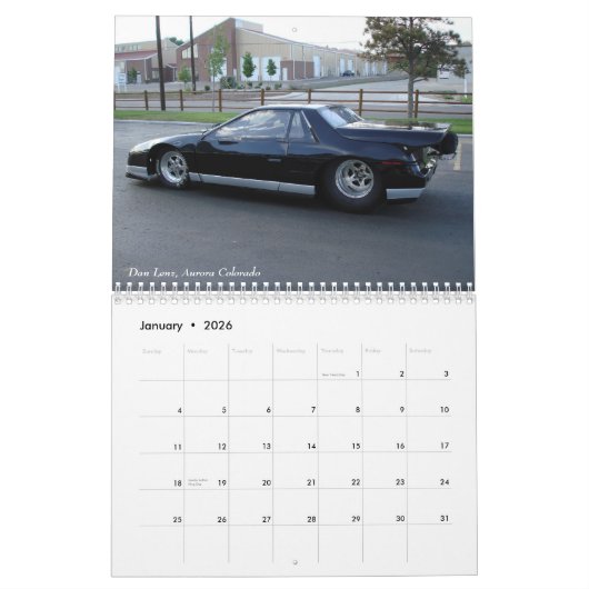 Mile High Fieros, 2010 Kalender (Jan 2026)