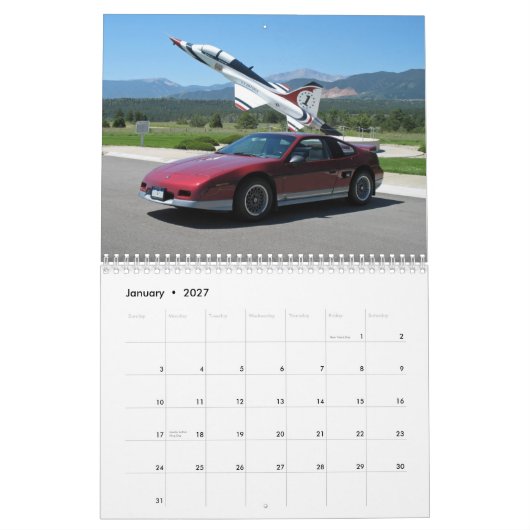 Mile High Fieros 2011 Kalender (Jan 2027)