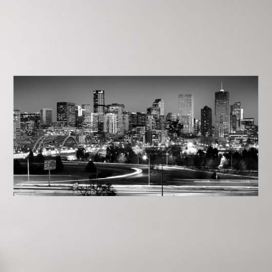 Mile High Skyline Poster (Voorkant)