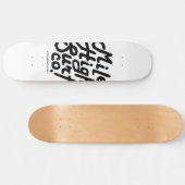Mile High Surf Co. Dirty Script Skateboard (Horizontaal)