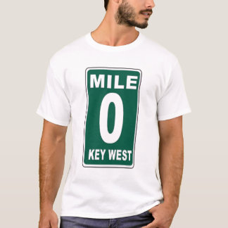 "Mile Marker 0" Key West T-shirt