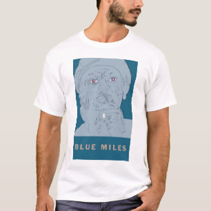 MILES DAVIS "BLUE MILES" MANNEN T-SHIRT