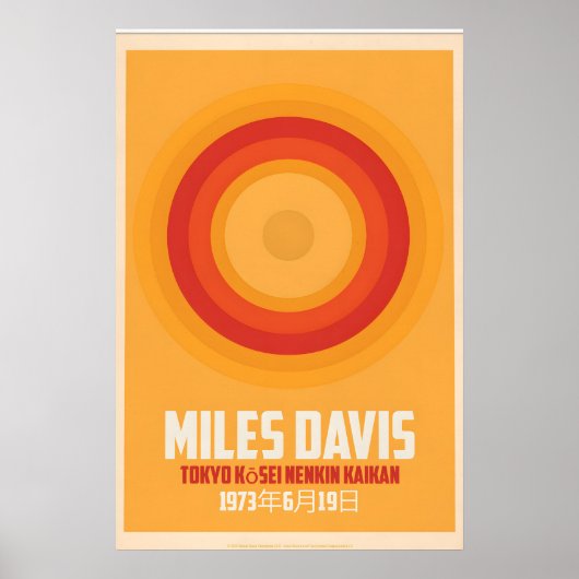 Miles Davis Live à Tokyo, Japon, impression origin (Devant)