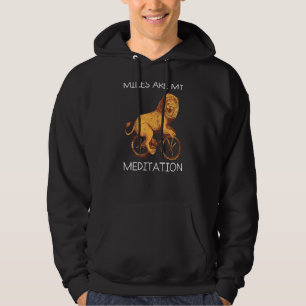 Miles Meditatie Mountainbike MTB Leeuw Fietsen Bi Hoodie