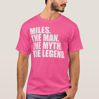 MilesMiles Naam Miles voornaam T-shirt