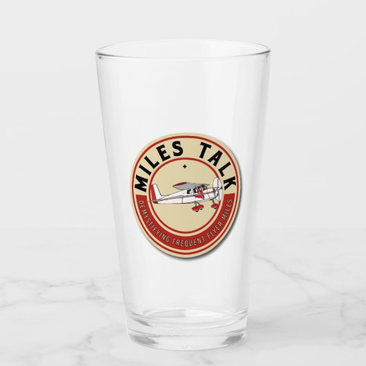 MilesTalk Pint Glass Glas (Voorkant)