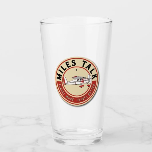 MilesTalk Pint Glass Glas (Voorkant)