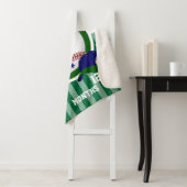 Milestone Baby Blanket - ⚾ Baseball Sport 2 Sherpa Deken (In situ)