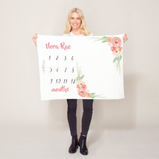 Milestone Blanket Fleece Deken