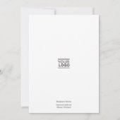 Milestone Gala Invitation Kaart (Achterkant)