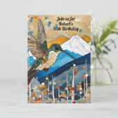 Milestone Mens Birthday Party Invitation (Debout devant)