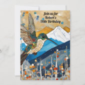 Milestone Mens Birthday Party Invitation Kaart (Voorkant)